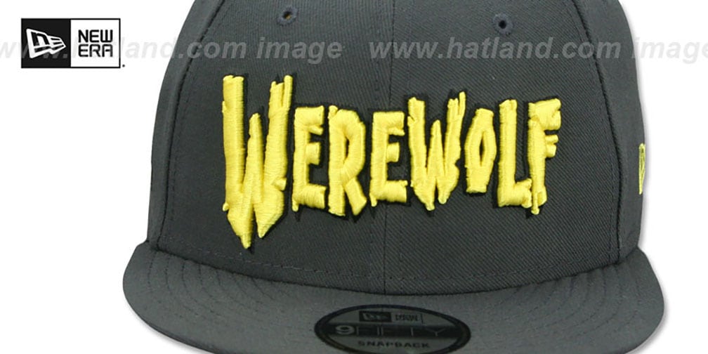 Werewolf HALLOWEEN COSTUME SNAPBACK Grey Hat by New Era