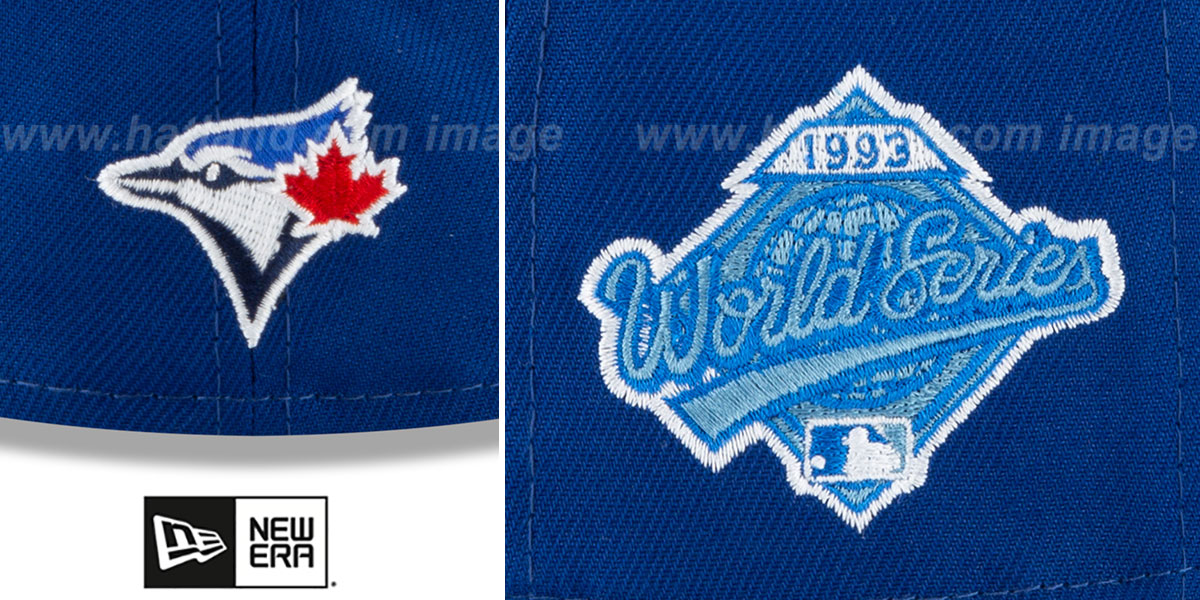 Toronto Blue Jays COOP LOGO BLOOM SIDEPATCH RoyalSky Fitted Hat