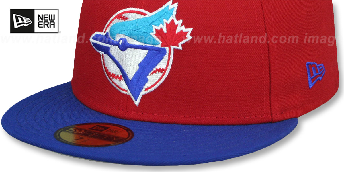 Toronto Blue Jays COOPERPACK RedRoyal Fitted Hat by New Era