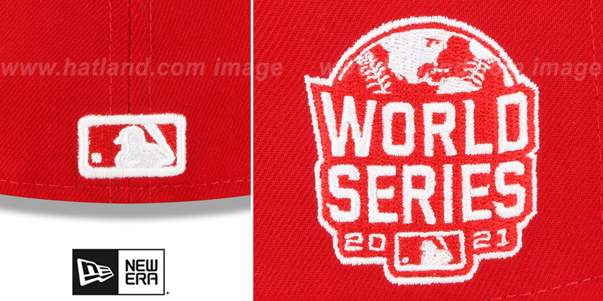Berretto Atlanta Braves Bianco Con Logo Nero &ndash; Tesa Piatta, Taglia Unica Fitted