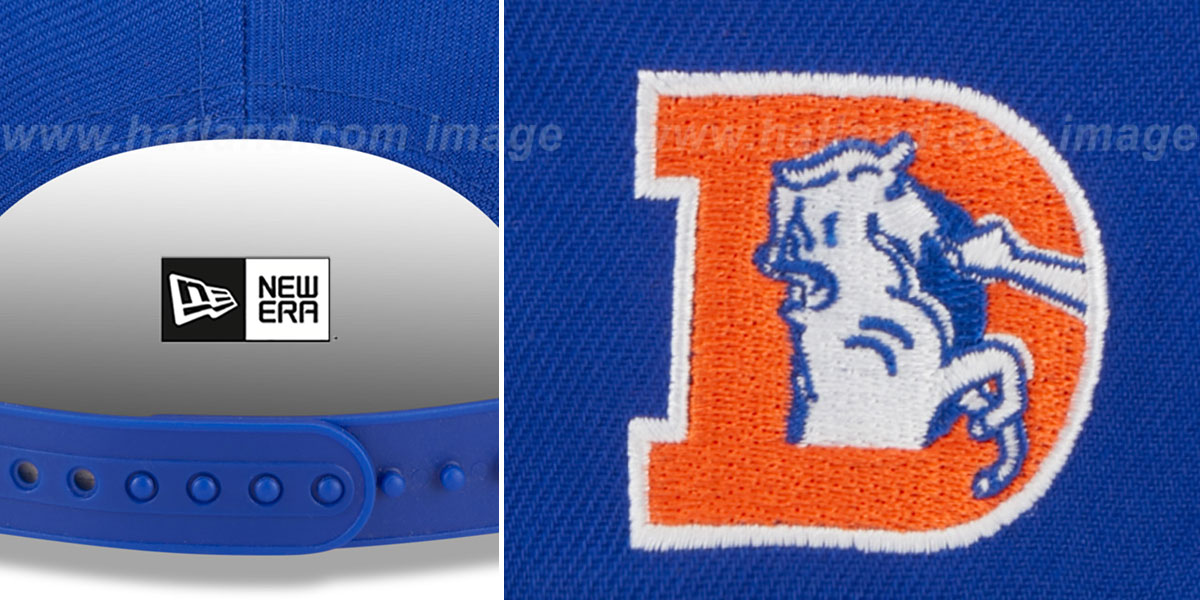 Script Caps Throwback Denver Broncos THROWBACK TEAM-SCRIPT SNAPBACK Royal Hat