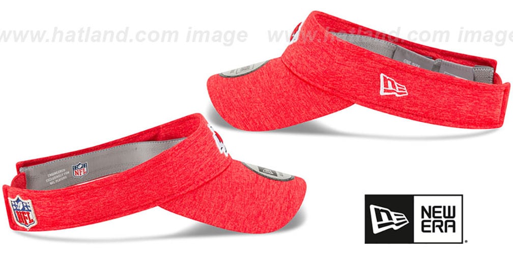 Kansas City Chiefs 18 NFL STADIUM Red Visor by New Era