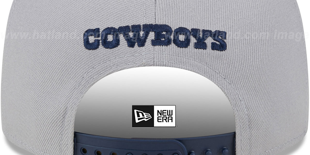 Dallas Cowboys CHENILLE BAND SNAPBACK Grey-Navy Hat