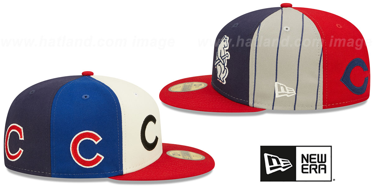 Chicago Cubs EVOLUTION PINWHEEL Fitted Hat by New Era