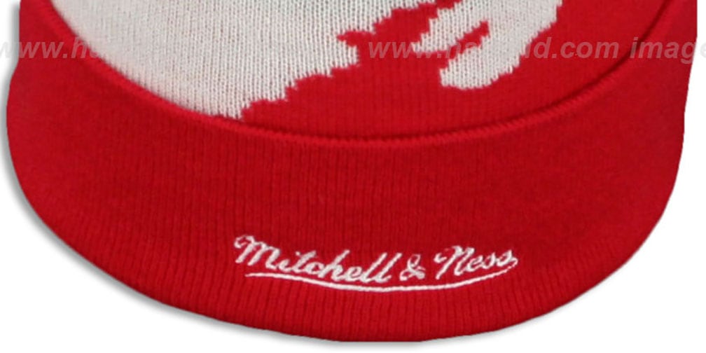 New Jersey Devils PAINTBRUSH BEANIE by Mitchell and Ness