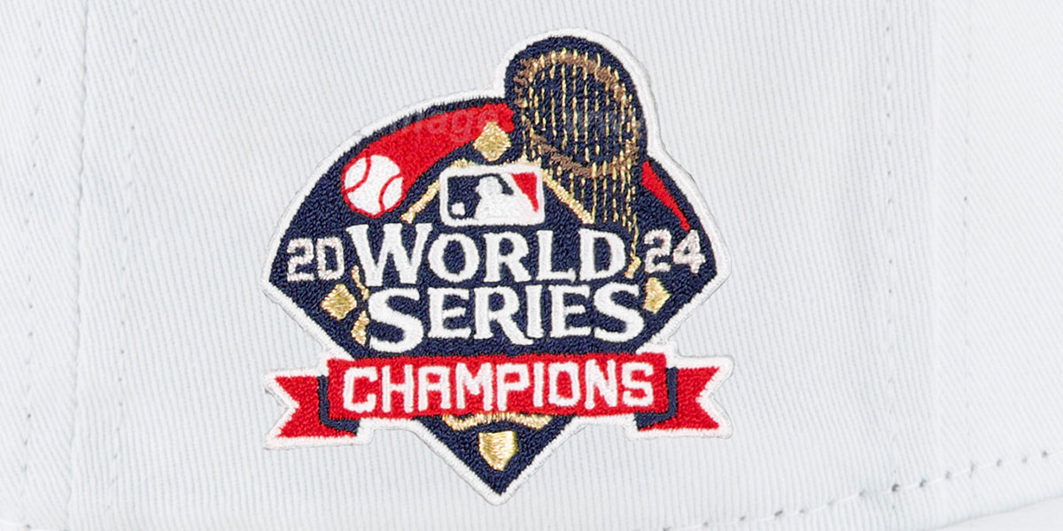 Los Angeles Dodgers 2024 WORLD SERIES CHAMPIONS WhiteonWhite Fi