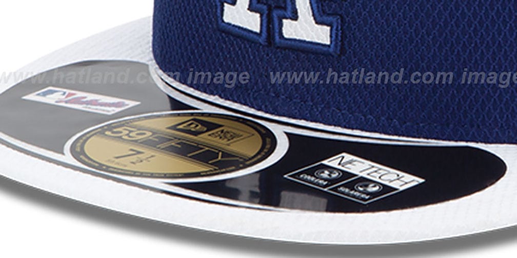 Los Angeles Dodgers MLB DIAMOND ERA 59FIFTY RoyalWhite BP Hat