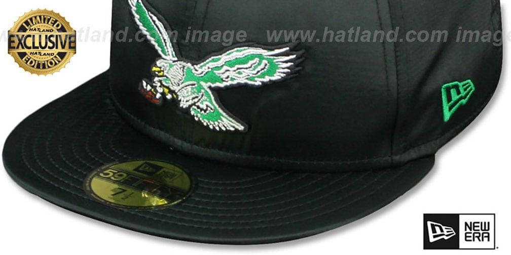 eagles throwback fitted hat