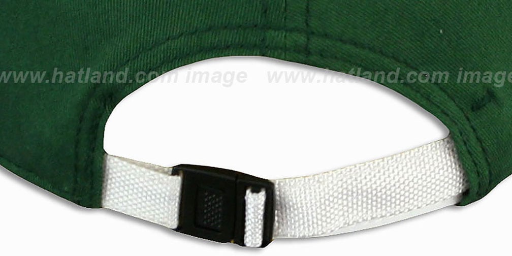 New York Jets BALLISTIC SCRIPT A-FRAME STRAPBACK Green-White Hat