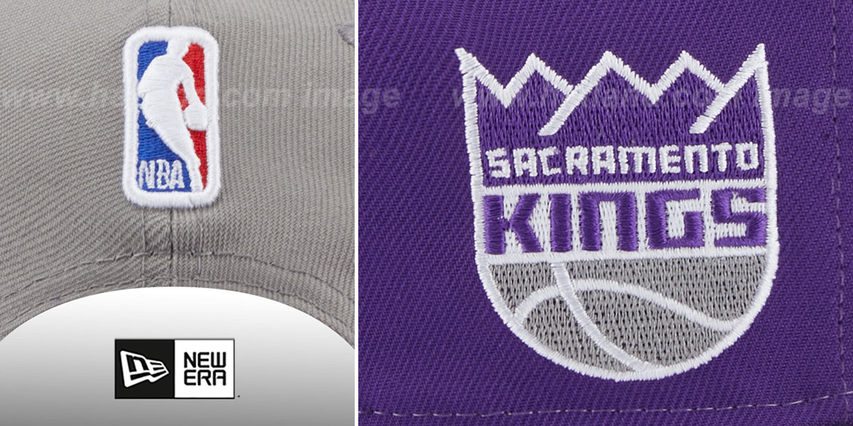 Sacramento Kings COLOR BLOCK BACK HALF SNAPBACK Hat