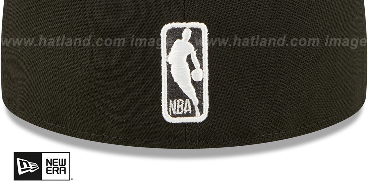 Brooklyn Nets TRIPLE THREAT IDENTITY Black Fitted Hat