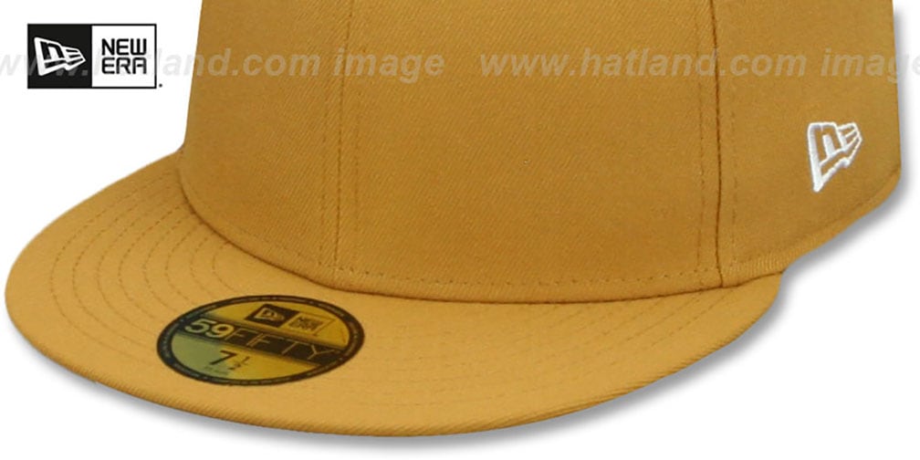 New Era 59FIFTYBLANK Panama Tan Fitted Hat