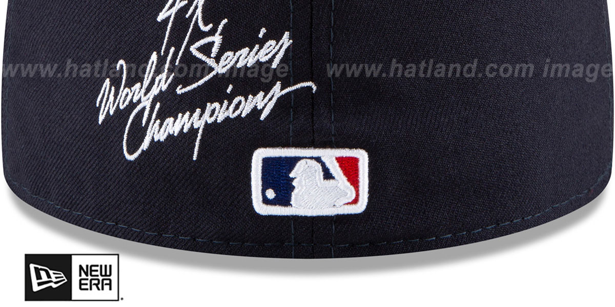 Detroit Tigers WORLD SERIES CHAMPS ELEMENTS Navy Fitted Hat