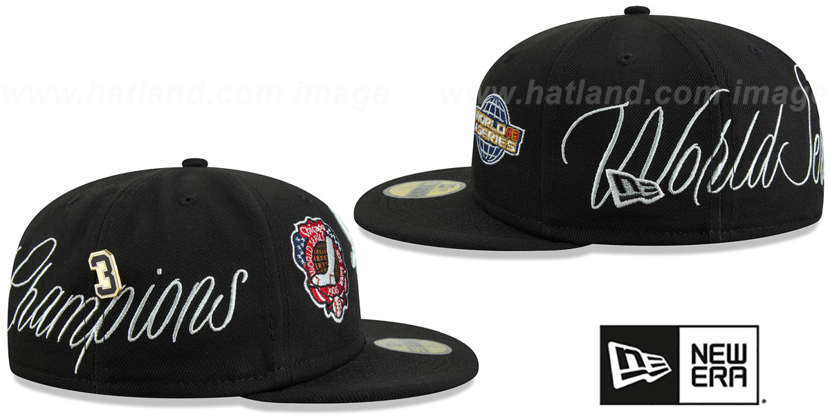 Chicago White Sox HISTORIC CHAMPIONS Black Fitted Hat