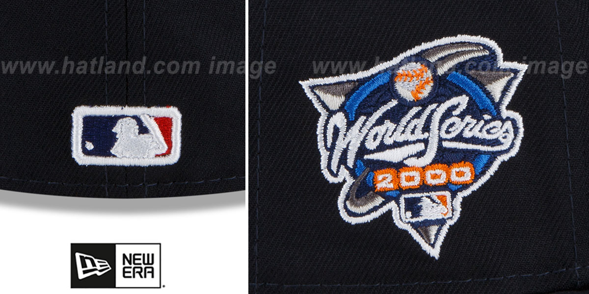 New York Yankees 2000 WORLD SERIES SIDEPATCH UP Fitted Hat