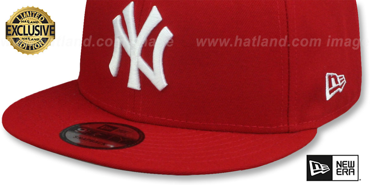 West Hampton Surf and Sun Snapback Red/White main image 1
