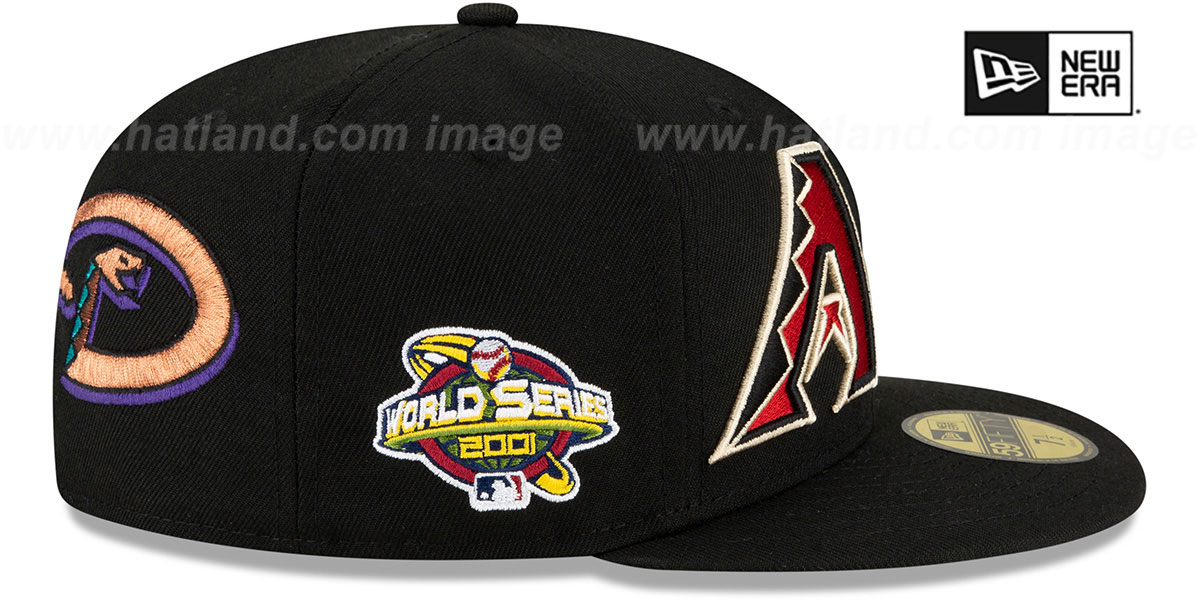 Evolution Patch Arizona Diamondbacks EVOLUTION-PATCHES Black Fitted Hat