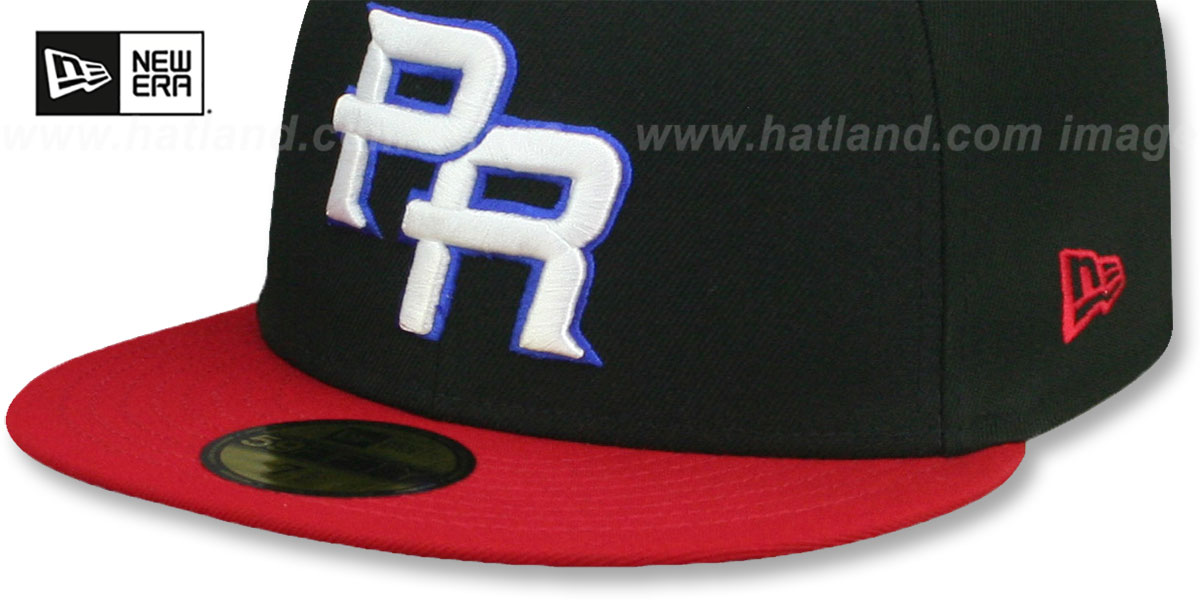 Wbc Rd Cap Puerto Rico 2023 WBC TEAM-BASIC Black-Red Hat by New Era
