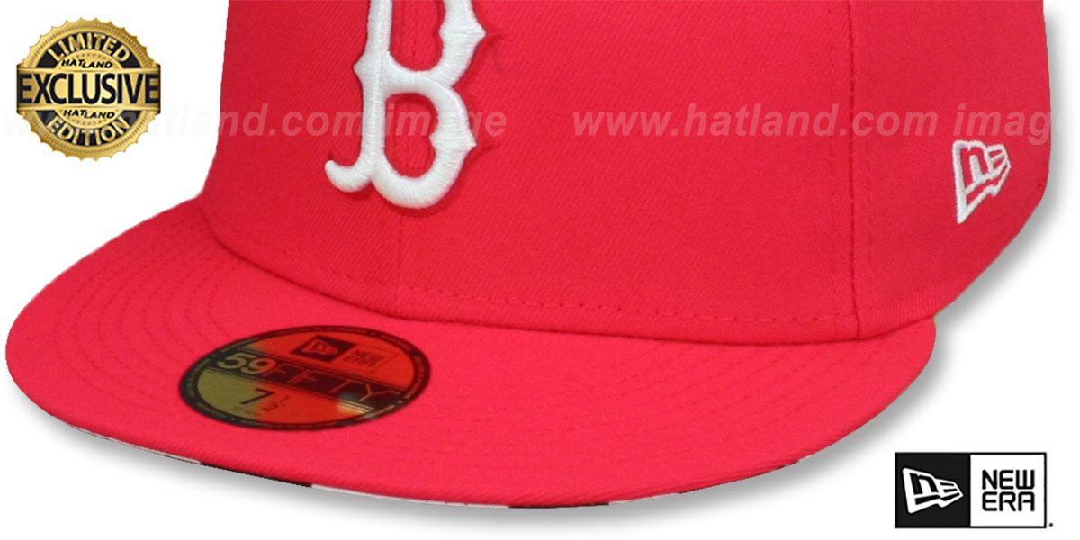 Boston Red Sox URBAN CAMOBOTTOM Lava Red Fitted Hat