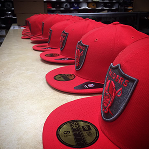 Raiders Fire Red-Charcoal