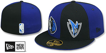 Mavericks DOUBLE WHAMMY Royal-Black Fitted Hat