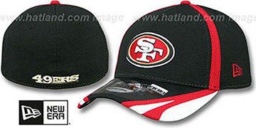 49ers 2014 NFL TRAINING FLEX Black Hat by New Era