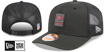 49ers 2025 HOT WEATHER NFL SIDELINESNAPBACK Black Hat by New Era