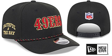49ers 2025 RIVALRY SNAPBACK Black Hat by New Era
