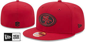 49ers 2026 'NFL SIDELINE' Red Fitted Hat by New Era