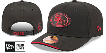 49ers 2026 NFL SIDELINE SNAPBACK Black Hat by New Era