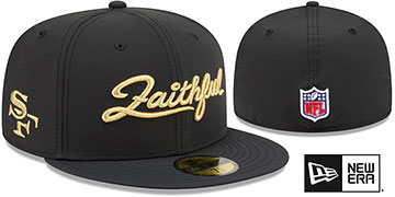 49ers NFL ALTERNATE RIVALRIES Black Fitted Hat by New Era