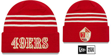 49ers RETRO-CUFF Knit Beanie by New Era