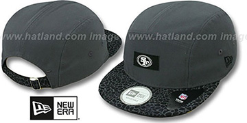 49ers SAFARI CAMPER STRAPBACK Grey Hat by New Era
