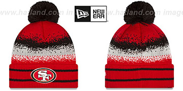 49ers SPEC-BLEND Knit Beanie Hat by New Era