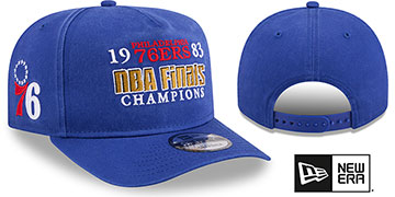 76ers HISTORIC CHAMPIONS AF SNAPBACK Royal Hat by New Era