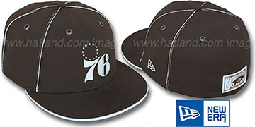 76ers HW CHOCOLATE DaBu Fitted Hat by New Era