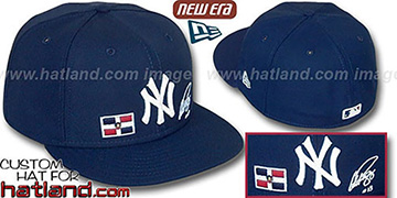 A-Rod TRIPLE THREAT Navy Fitted Hat by New Era