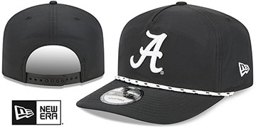 Alabama 1920 ROPE SNAPBACK Black-White  Hat by New Era