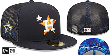 Astros 2022 MLB ALL-STAR WORKOUT Navy Fitted Hat by New Era
