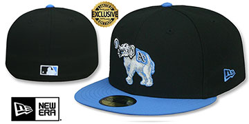 Athletics COOP ALTERNATE FORCE Black-Blue  Fitted Hat by New Era