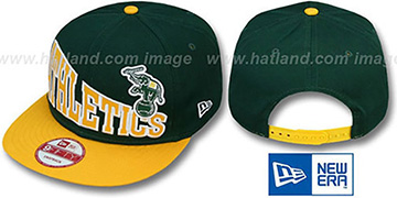 Athletics STOKED SNAPBACK Green-Gold Hat by New Era