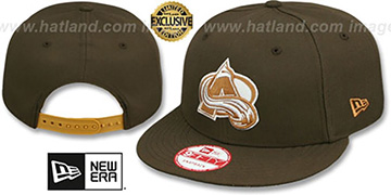 Avalanche TEAM-BASIC SNAPBACK Brown-Wheat Hat by New Era