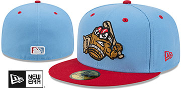 Bats 2026 THEME NIGHT Royal-Red Fitted Hat by New Era