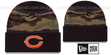 Bears ARMY CAMO FILLZ Knit Beanie Hat by New Era