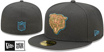 Bears COLOR PACK MULTI Charcoal Fitted Hat by New Era