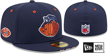 Bears NFL RIVALRIES Navy Fitted Hat by New Era
