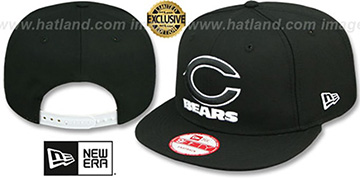 Bears TEAM-BASIC SNAPBACK Black-White Hat by New Era