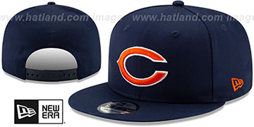 Bears TEAM-BASIC SNAPBACK Navy Hat by New Era