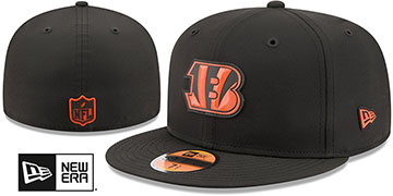 Bengals 2026 NFL SIDELINE Black Fitted Hat by New Era