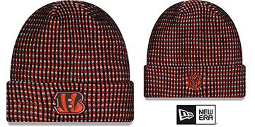 Bengals 2026 SIDELINE WAFFLER Knit Beanie Hat by New Era
